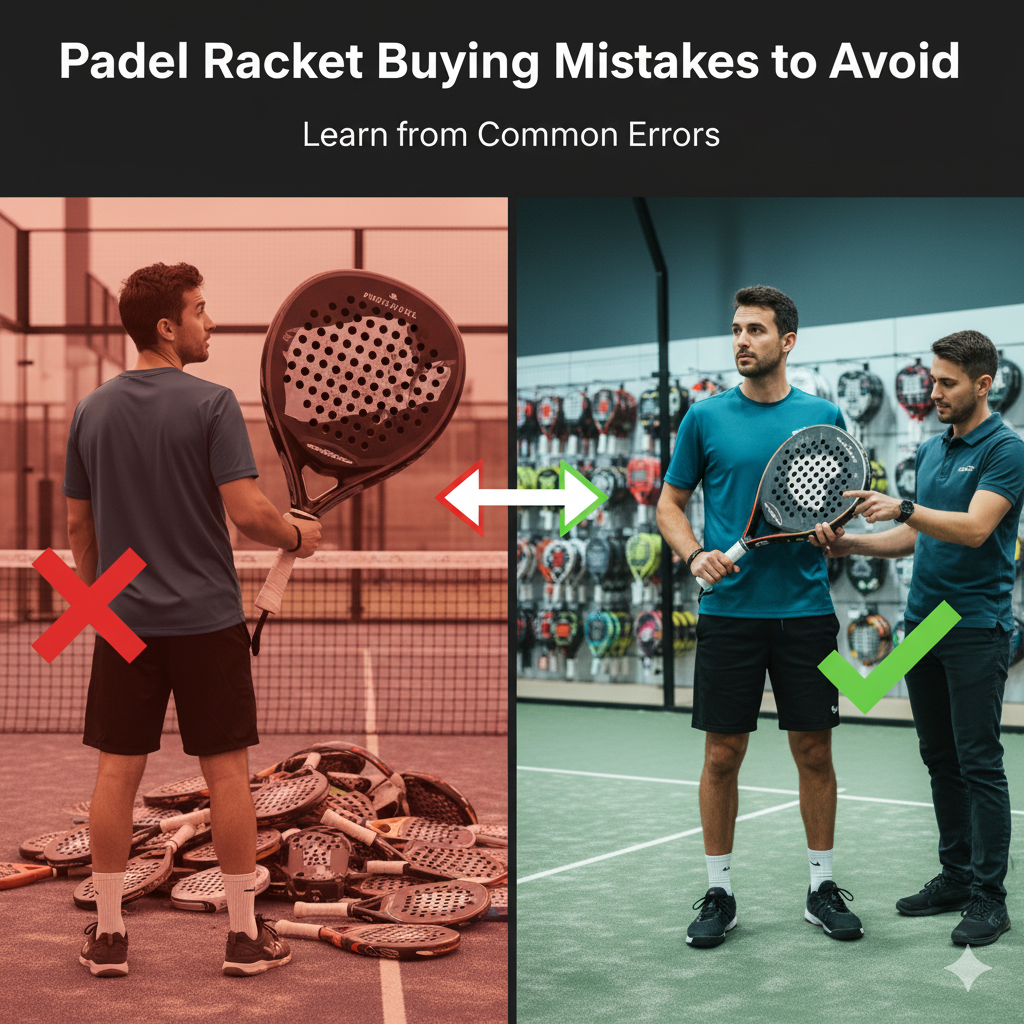 Padel Racket Buying Mistakes to Avoid: Learn from Common Errors